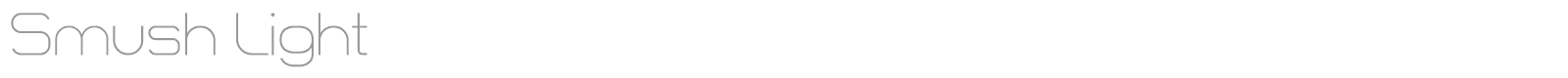 Smush font preview